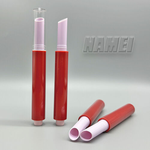 के बारे में नवीनतम कंपनी समाचार Custom Twist‑Up Lip Balm & Cream Blush Stick Tube E‑903A E‑903B, Interchangeable Outer Shell 2g Cosmetic Pencil Containe