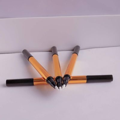 अच्छी कीमत फैशन डिजाइन प्लास्टिक दो मुखी आइलाइनर गर्म मुद्रांकन कस्टम आकार आईएसओ ऑनलाइन