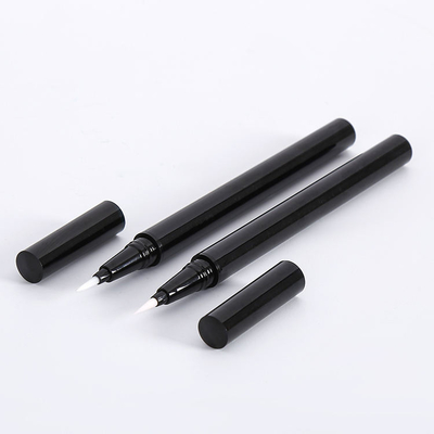 अच्छी कीमत Cosmetic packaging material for thin Eyeliner pen thin liquid Eye line pencil with steel beads empty black container ऑनलाइन