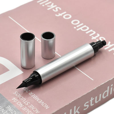 अच्छी कीमत Customize Empty Double Head 2 In 1 Liquid Winged Eyeliner Stamp Pen Tube Eye Liner Packaging Pencil Container ऑनलाइन