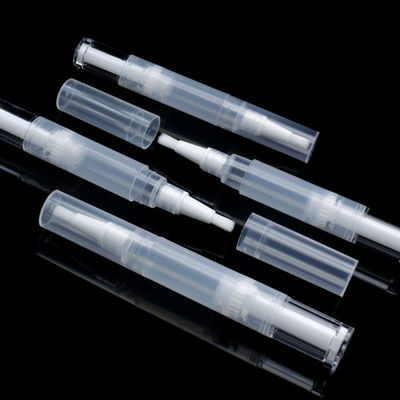 अच्छी कीमत 2ml 4ml Makeup Accessories Tube Container Lip Gloss Cuticle Oil Nail Polish Empty Twist Pen With Brush Applicator ऑनलाइन